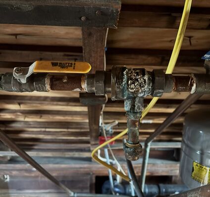 Attic Gas Water Heater Replacement — photo 1