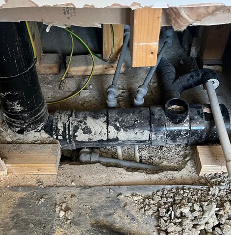 Cast-Iron Drain Line Replacement