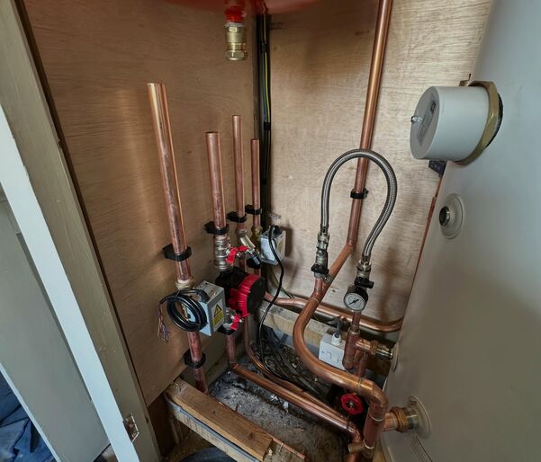 Utility Closet Water Heater & Expansion Tank Upgrade in Kempsville, Virginia Beach