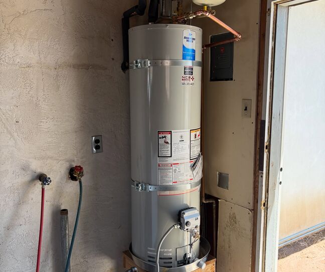 Garage Gas Water Heater Installations