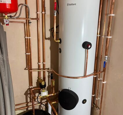 Heat Pump & Indirect Tank Mechanical Room — photo 2