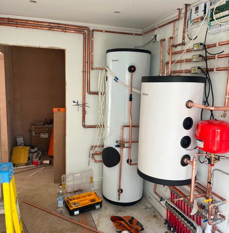 Heat Pump & Indirect Tank Mechanical Room
