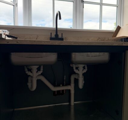 Kitchen Sink & Powder Room Plumbing — photo 2