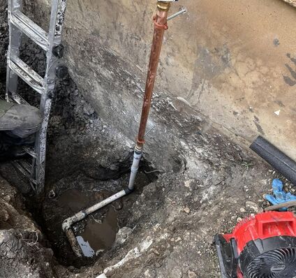 Main Water Line Repair & Water Heater Swap — photo 1