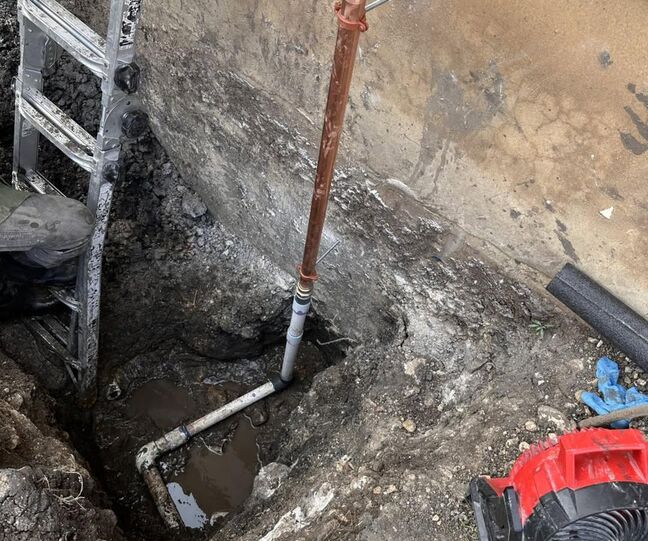 Main Water Line Repair & Water Heater Swap