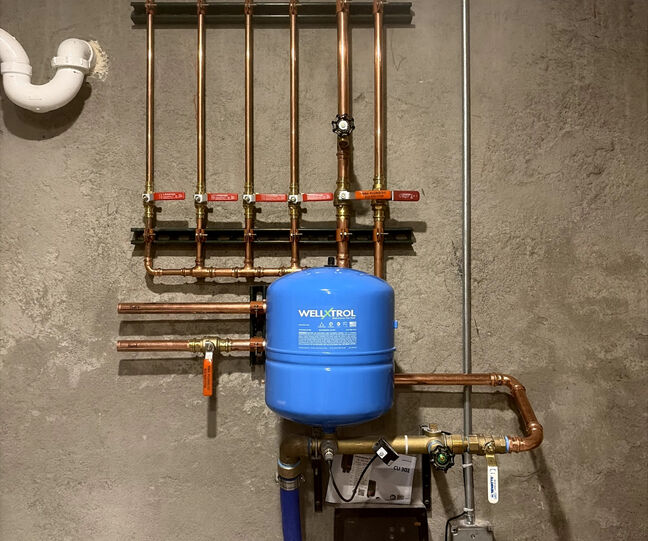 PEX Manifold, Backflow & Water Heater Rough-In