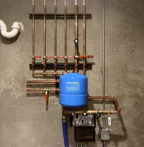 PEX Manifold, Backflow & Water Heater Rough-In