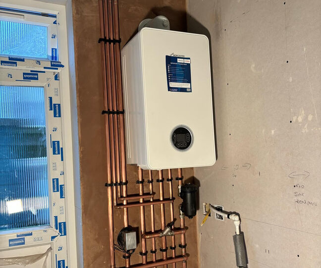 Wall-Hung Boiler & Copper Manifold Install