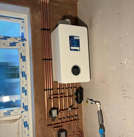 Wall-Hung Boiler & Copper Manifold Install