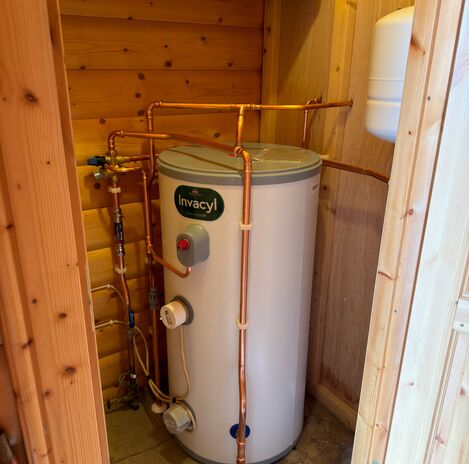 Plumbing work for Luis P.
